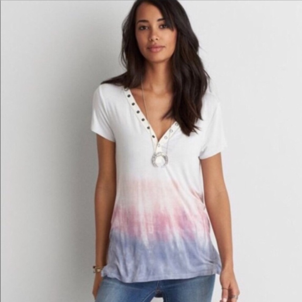 AE Soft & Sexy Snap Tee